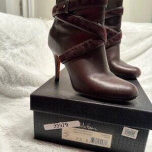 brown ankle boots